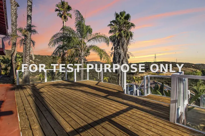 Demo/Test Data 12636 Calle De Rob, Poway, Ca 92064