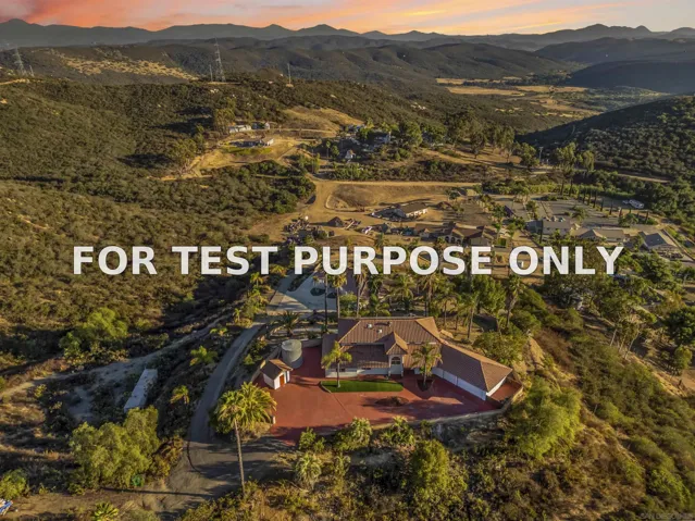 Demo/Test Data 12636 Calle De Rob, Poway, Ca 92064