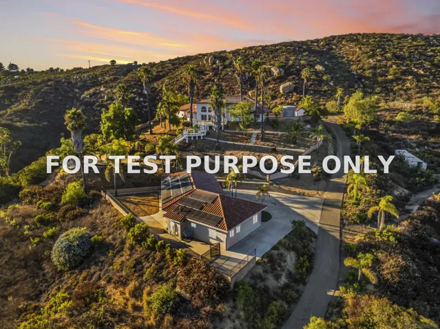 Demo/Test Data 12636 Calle De Rob, Poway, Ca 92064