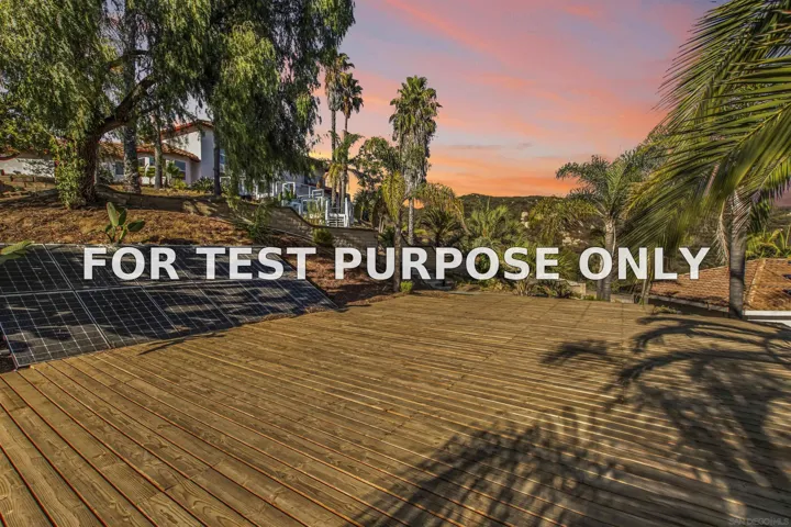 Demo/Test Data 12636 Calle De Rob, Poway, Ca 92064