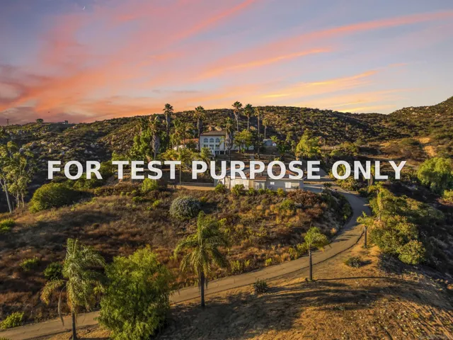 Demo/Test Data 12636 Calle De Rob, Poway, Ca 92064