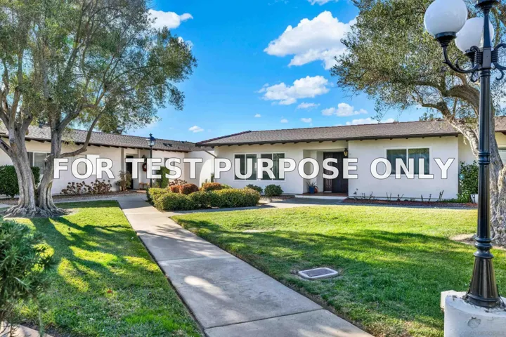 Demo/Test Data 16555 Caminito Vecinos Unit 39, San Diego, Ca 92128