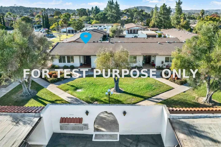 Demo/Test Data 16555 Caminito Vecinos Unit 39, San Diego, Ca 92128