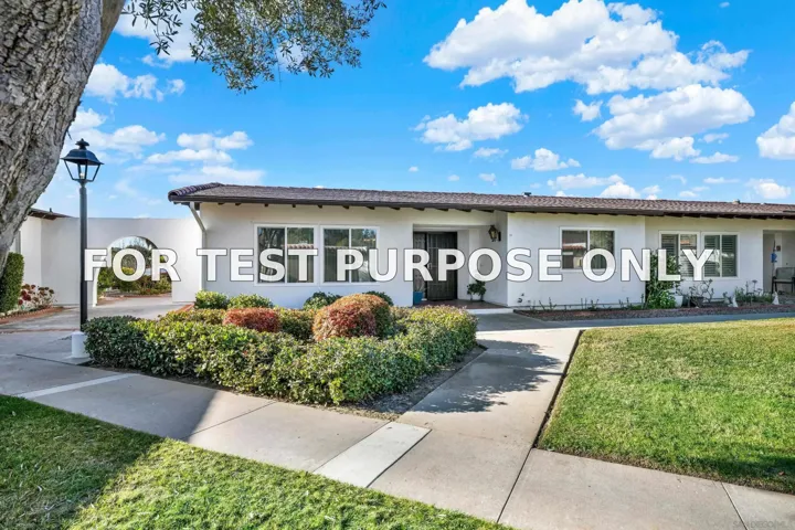 Demo/Test Data 16555 Caminito Vecinos Unit 39, San Diego, Ca 92128