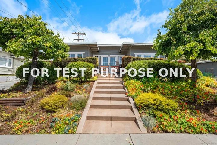 Demo/Test Data 1971 Ebers Street, San Diego, Ca 92107