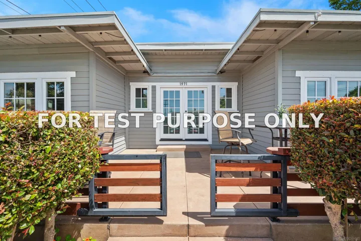 Demo/Test Data 1971 Ebers Street, San Diego, Ca 92107