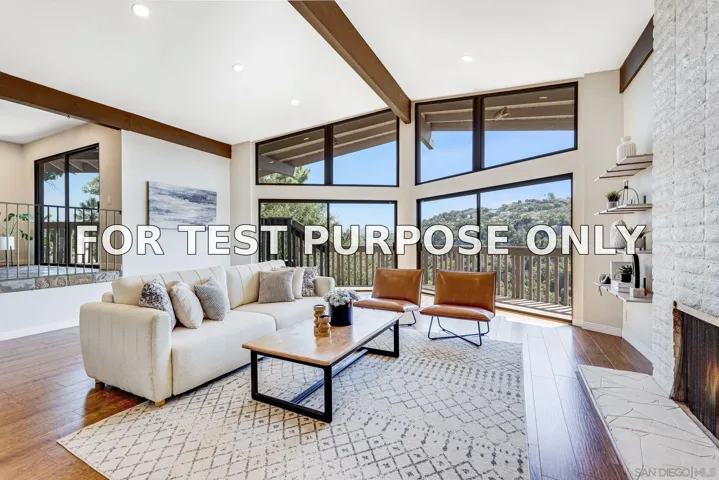Demo/Test Data 9611 Indian Creek Way, Escondido, Ca 92026