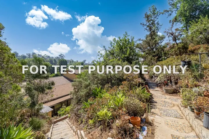 Demo/Test Data 1440 Hidden Mesa Ct, El Cajon, Ca 92019
