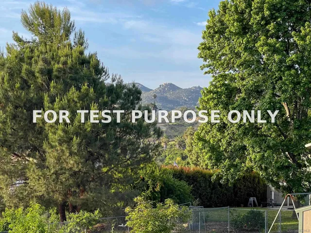 Demo/Test Data 2810 La Colina Dr, Escondido, Ca 92027