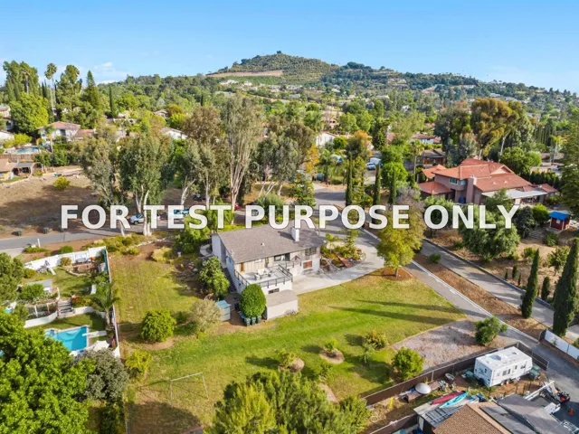 Demo/Test Data 2810 La Colina Dr, Escondido, Ca 92027