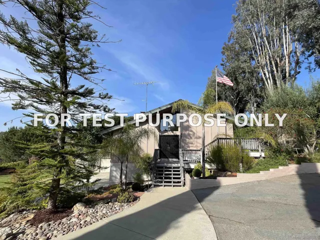 Demo/Test Data 2810 La Colina Dr, Escondido, Ca 92027