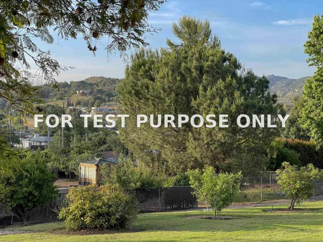 Demo/Test Data 2810 La Colina Dr, Escondido, Ca 92027