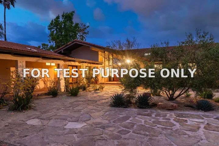 Demo/Test Data 30410 Calle La Reina, Bonsall, Ca 92003