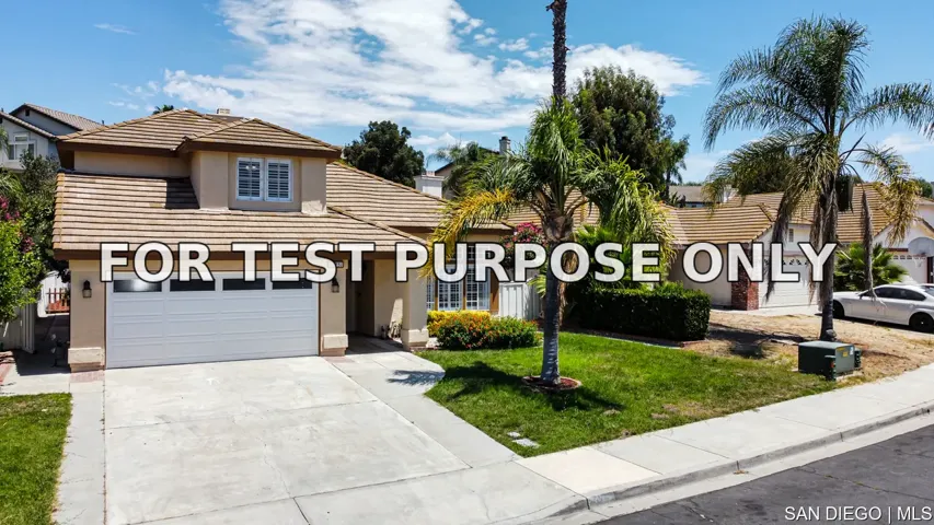 Demo/Test Data 29751 Calle Palmas, Temecula, Ca 92591