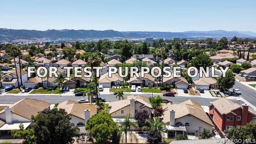 Demo/Test Data 29751 Calle Palmas, Temecula, Ca 92591