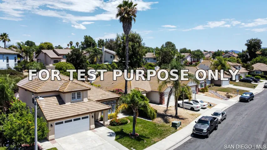 Demo/Test Data 29751 Calle Palmas, Temecula, Ca 92591