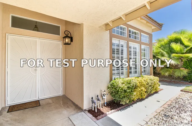 Demo/Test Data 29751 Calle Palmas, Temecula, Ca 92591