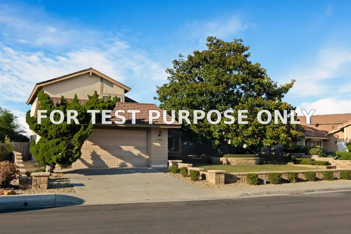 Demo/Test Data 11366 Turtleback Ln, San Diego, Ca 92127