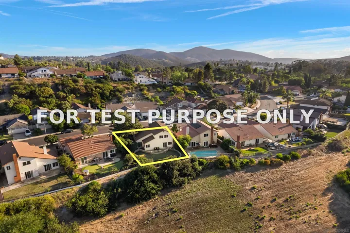 Demo/Test Data 11366 Turtleback Ln, San Diego, Ca 92127