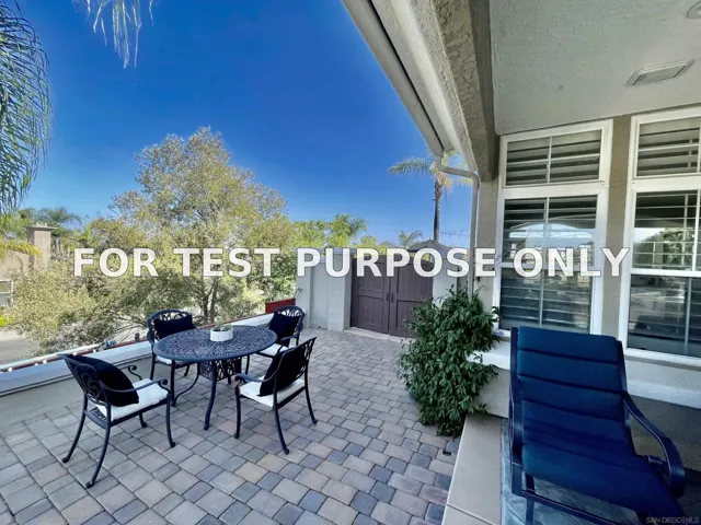 Demo/Test Data 11645 Spruce Run Dr, San Diego, Ca 92131
