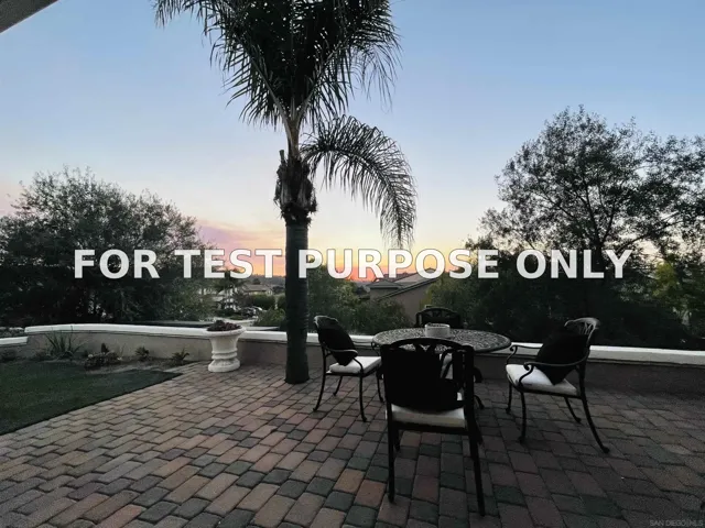 Demo/Test Data 11645 Spruce Run Dr, San Diego, Ca 92131