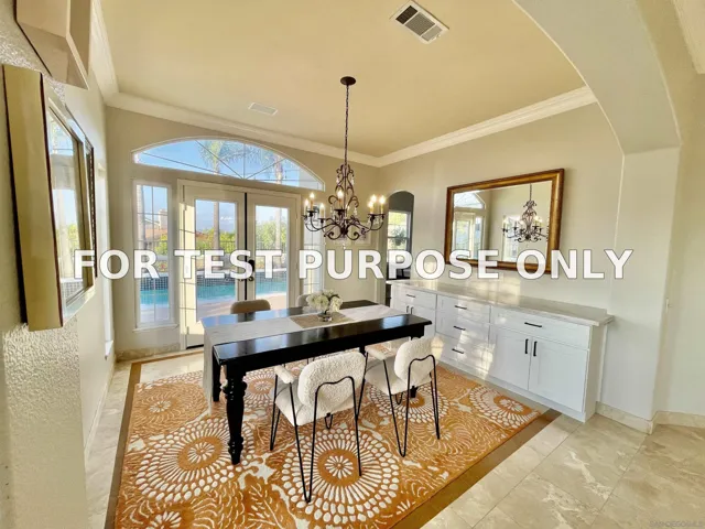Demo/Test Data 11645 Spruce Run Dr, San Diego, Ca 92131