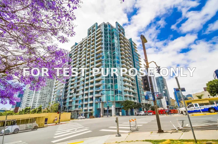 Demo/Test Data 1080 Park Blvd Unit 617, San Diego, Ca 92101