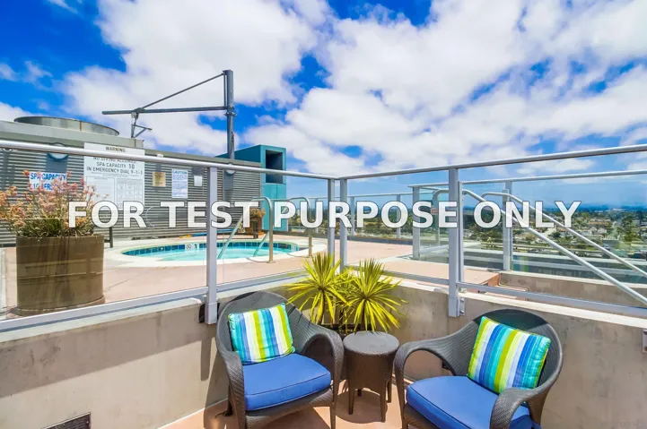 Demo/Test Data 1080 Park Blvd Unit 617, San Diego, Ca 92101