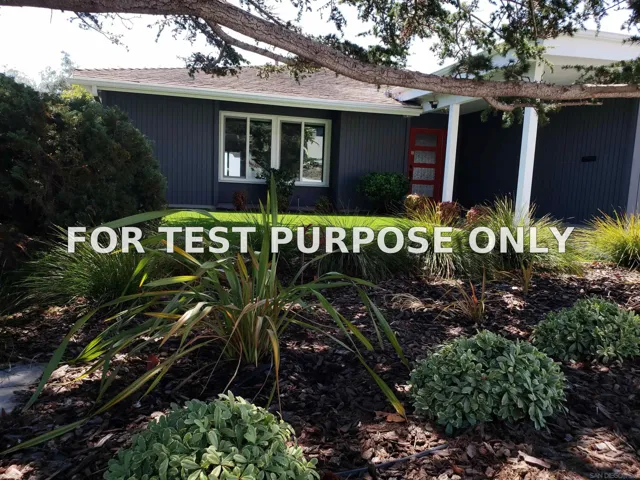 Demo/Test Data 3069 Hunrichs Way, San Diego, Ca 92117