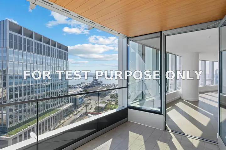 Demo/Test Data 888 W E St Unit 1802, San Diego, Ca 92101