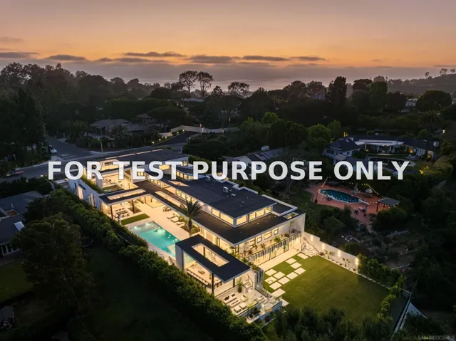 Demo/Test Data 6283 La Jolla Scenic Dr S, La Jolla, Ca 92037