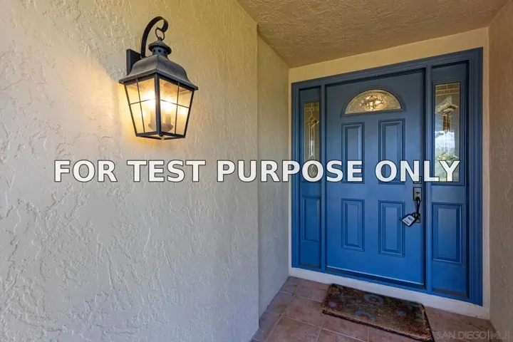 Demo/Test Data 620 Cole Ranch Road, Encinitas, Ca 92024