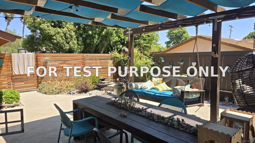Demo/Test Data 620 Cole Ranch Road, Encinitas, Ca 92024