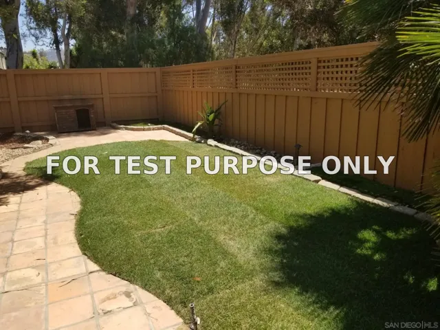 Demo/Test Data 10687 Portobelo Dr, San Diego, Ca 92124