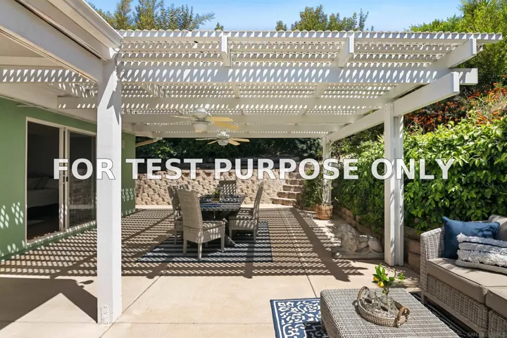 Demo/Test Data 5885 Cowles Mountain Blvd, La Mesa, Ca 91942