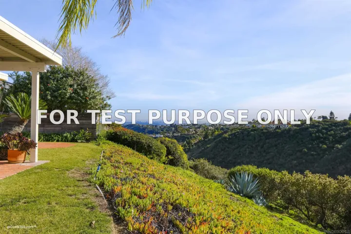 Demo/Test Data 6554 Caminito Northland, La Jolla, Ca 92037