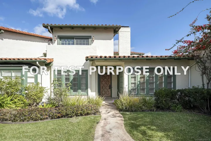 Demo/Test Data 6129 La Flecha, Rancho Santa Fe, Ca 92067