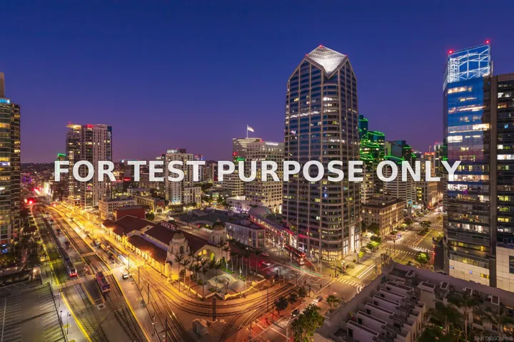 Demo/Test Data 888 W E Street Unit 706, San Diego, Ca 92101