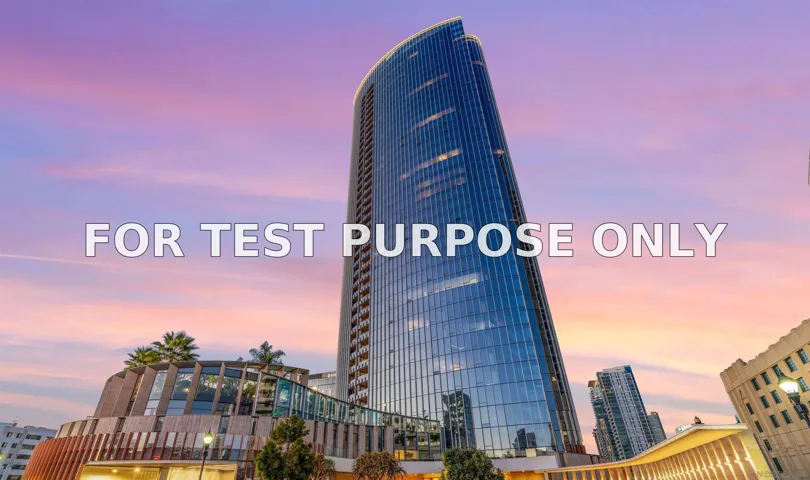 Demo/Test Data 888 W E Street Unit 706, San Diego, Ca 92101
