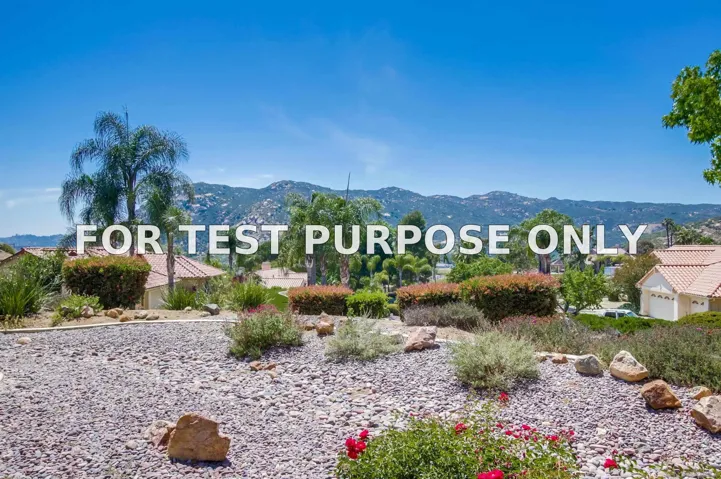 Demo/Test Data 477 Summerhill Vw, Alpine, Ca 91901