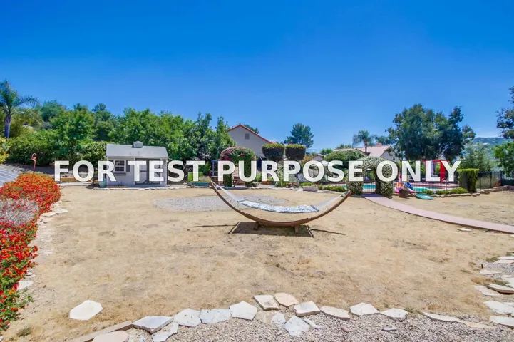 Demo/Test Data 477 Summerhill Vw, Alpine, Ca 91901