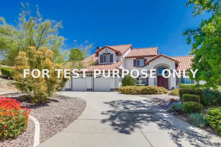 Demo/Test Data 477 Summerhill Vw, Alpine, Ca 91901
