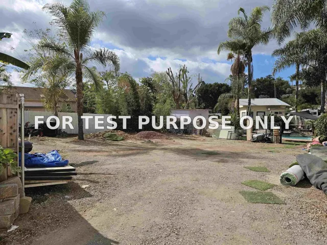 Demo/Test Data 1705 York Dr, Vista, Ca 92084