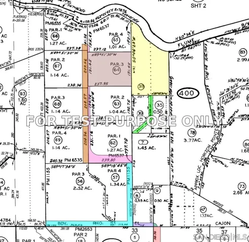 Demo/Test Data 000 No Address Unit 0000, El Cajon, Ca 92020