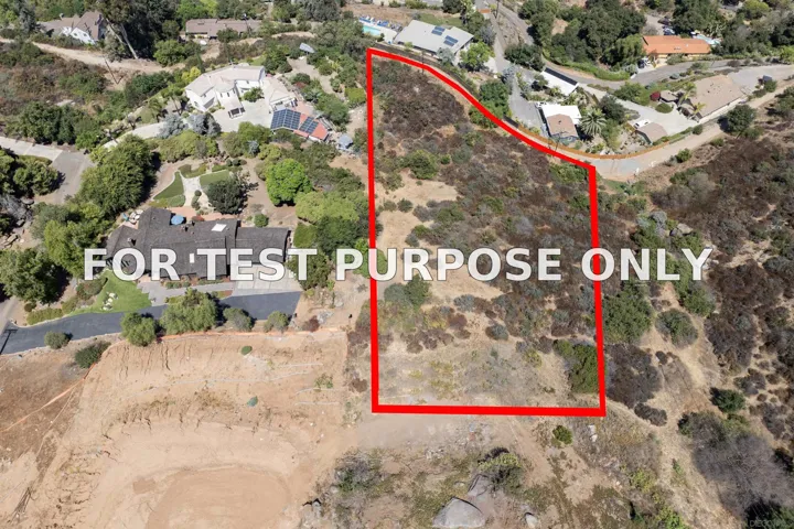 Demo/Test Data 000 No Address Unit 0000, El Cajon, Ca 92020