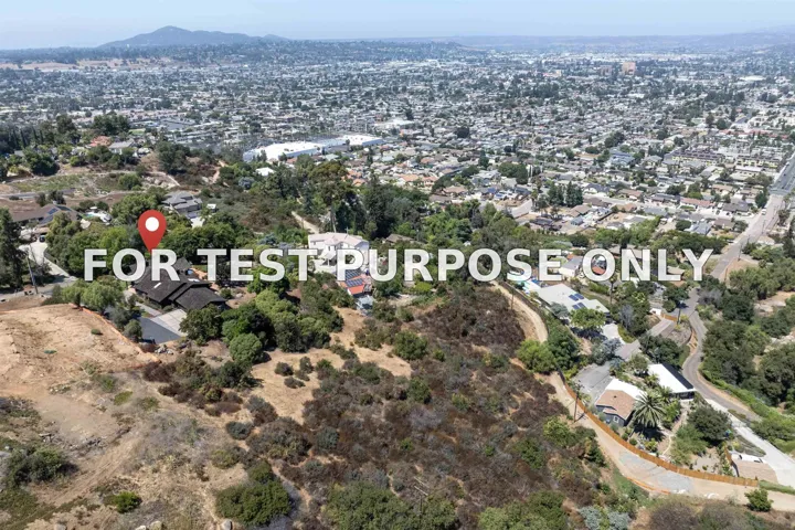 Demo/Test Data 000 No Address Unit 0000, El Cajon, Ca 92020