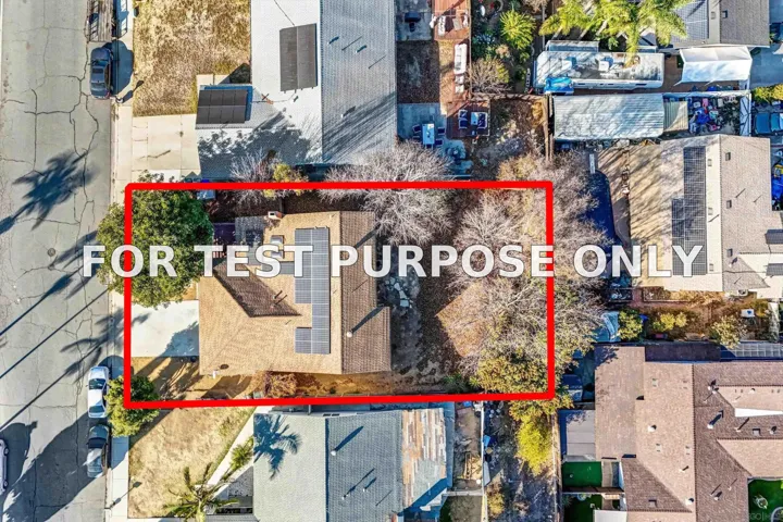 Demo/Test Data 9018 Outinda, Spring Valley, Ca 91977