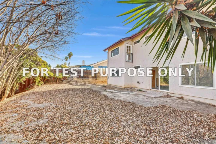 Demo/Test Data 9018 Outinda, Spring Valley, Ca 91977