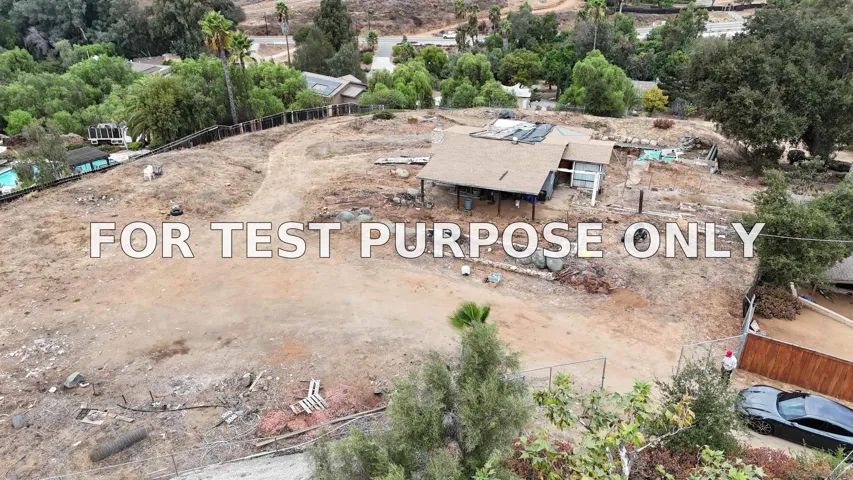 Demo/Test Data 802 Vista Grande Rd, El Cajon, Ca 92019