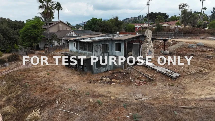 Demo/Test Data 802 Vista Grande Rd, El Cajon, Ca 92019